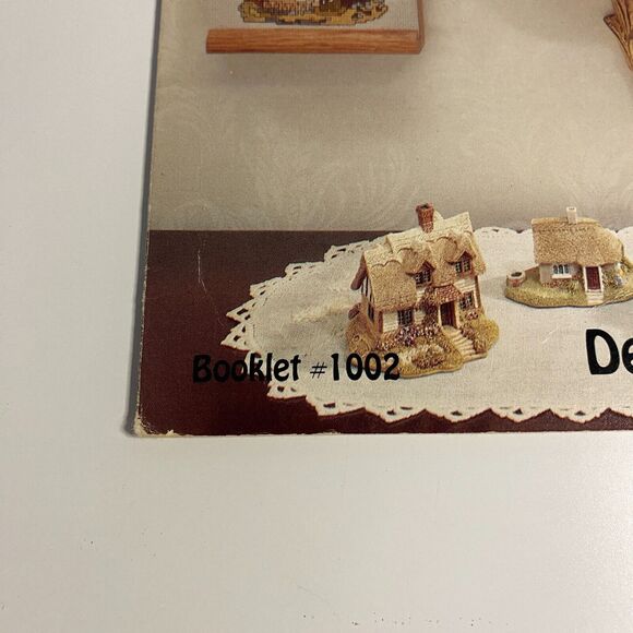 English Cottage Trio Lilliput Lane Cross Stitch Cottage Fever Booklet 1002 VTG - Picture 5 of 10